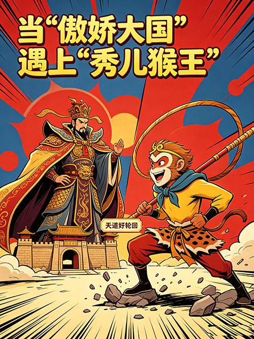 《当"傲娇大国"遇上"秀儿猴王"》