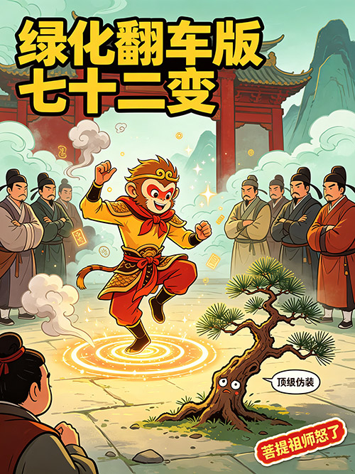 《绿化翻车版七十二变》